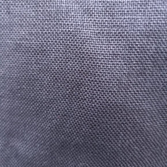 Minimalist Black Irish Linen 90s Style Boxy Jacket 90s Capsule Careerwear - Picture 10 of 12